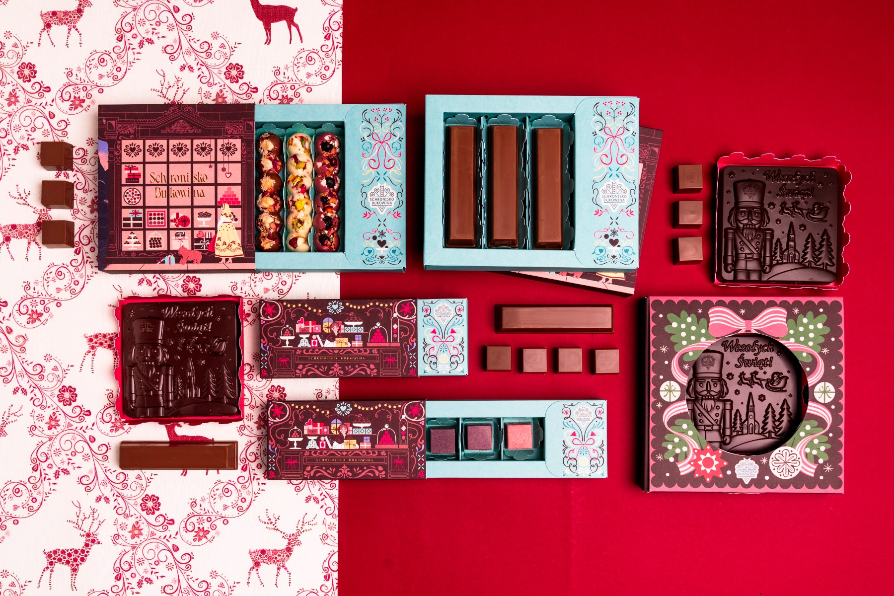 Praliny dubajskie 9 szt - Schronisko Bukowina