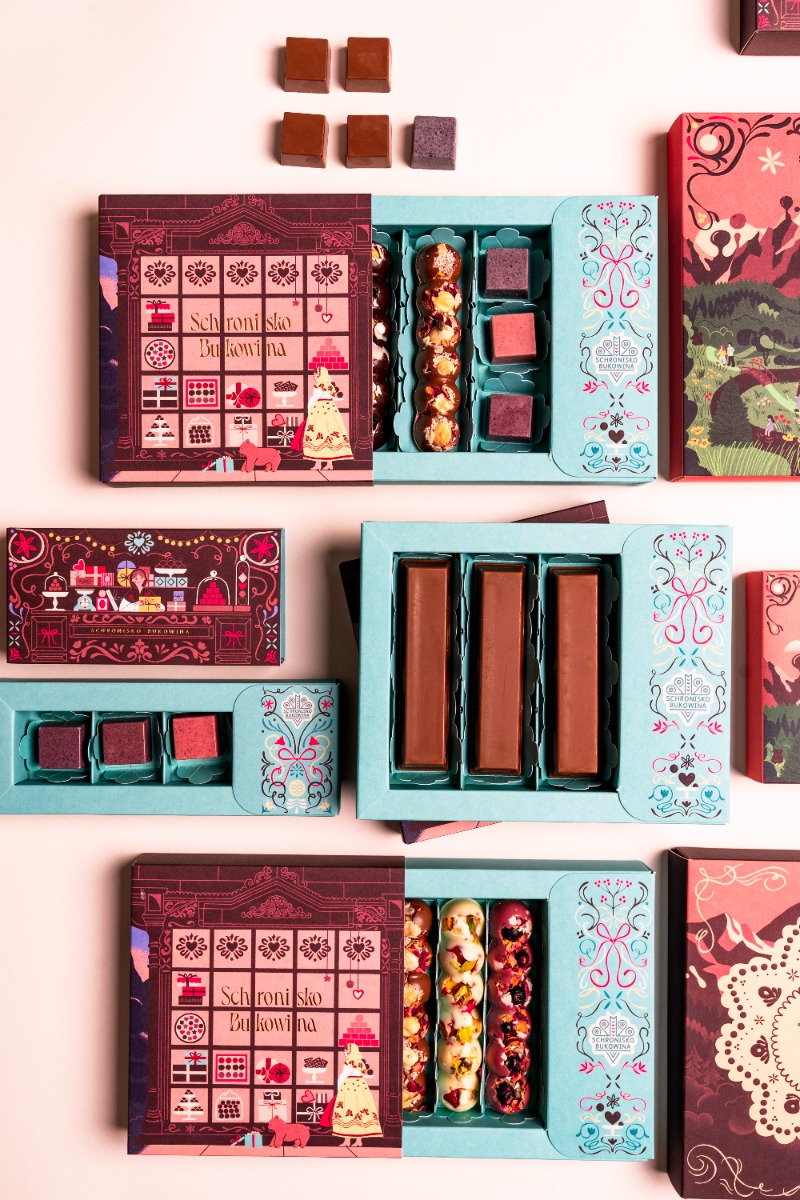 Batony i praliny z owocami i orzechami - Schronisko Bukowina